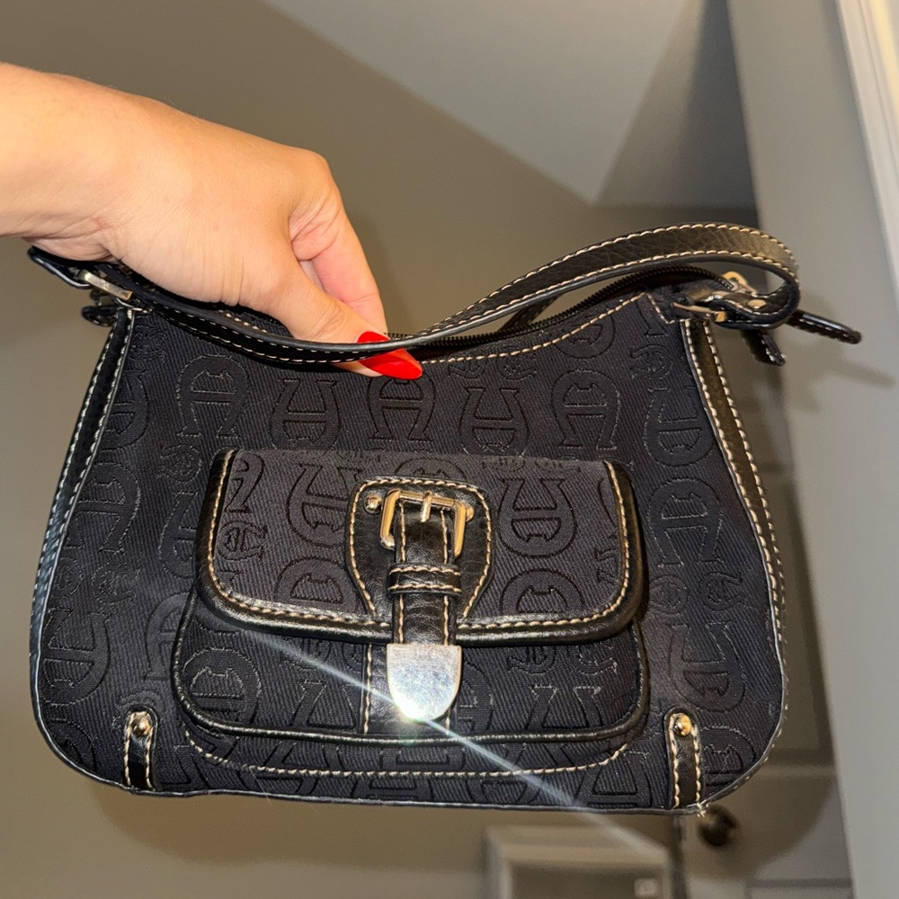 Etienne Aigner Black Shoulder Bag